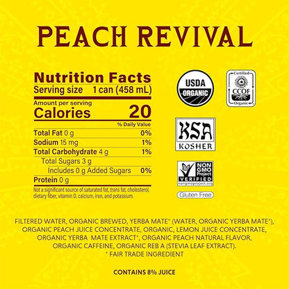 Peach Revival 20 Calories