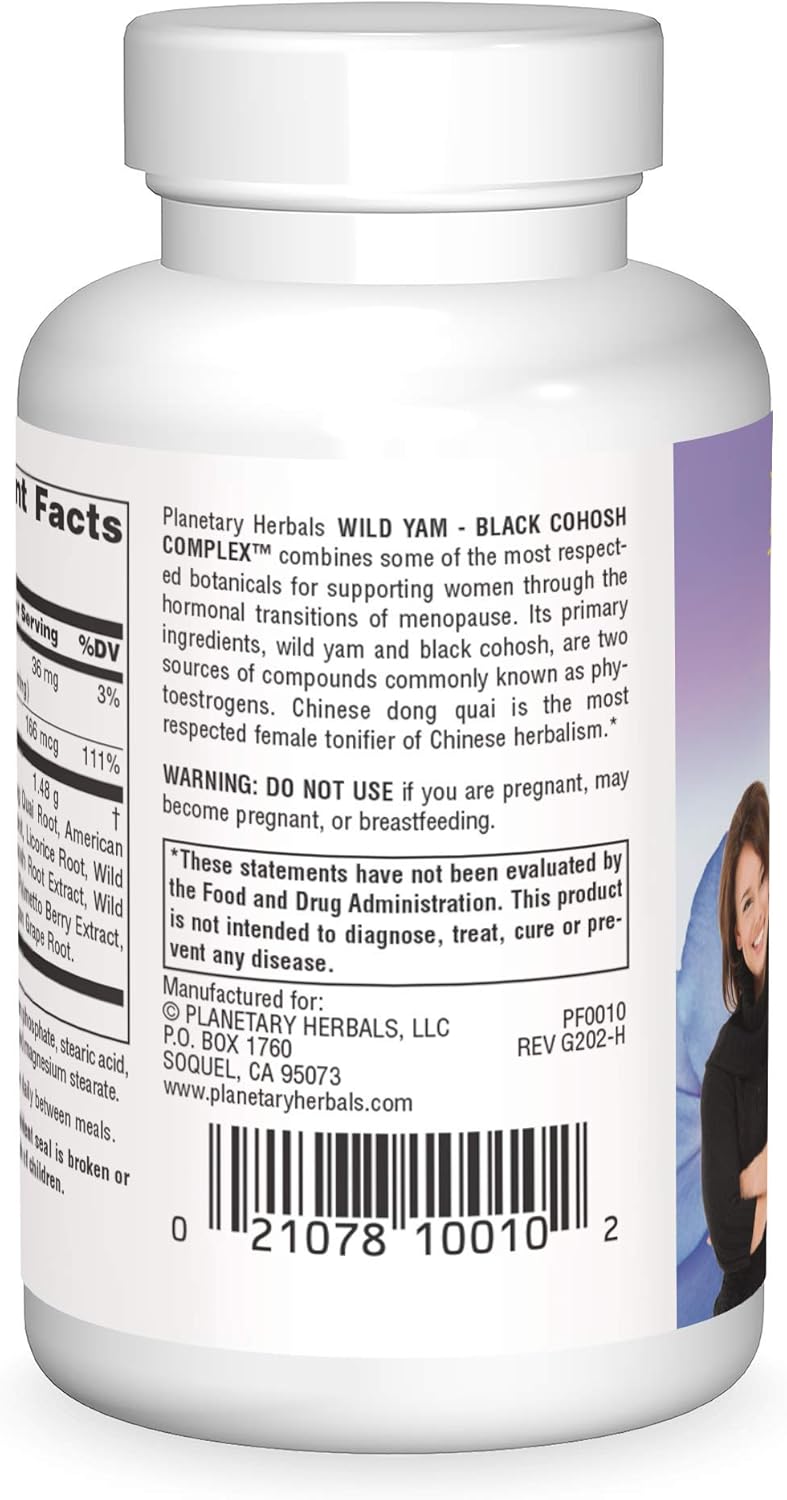 Planetary Herbals Wild Yam-Black Cohosh Complex™ 800 mg