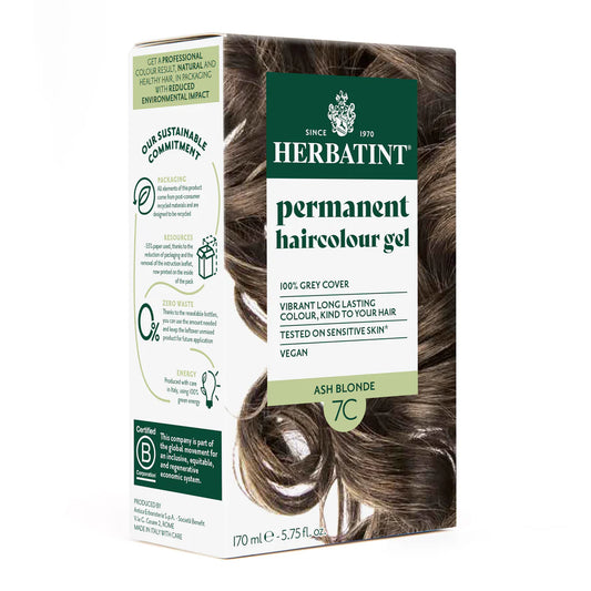 Permanent Hair Color Gel - 7C Ash Blonde
