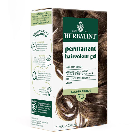 Herbatint Golden Blonde 7D Permanent Herbal Hair Color