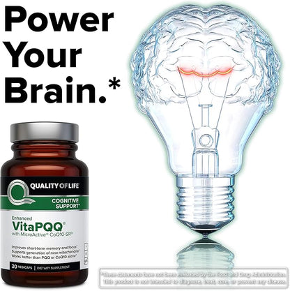 Enhanced VitaPQQ® with CoQ10, 30 VegiCaps