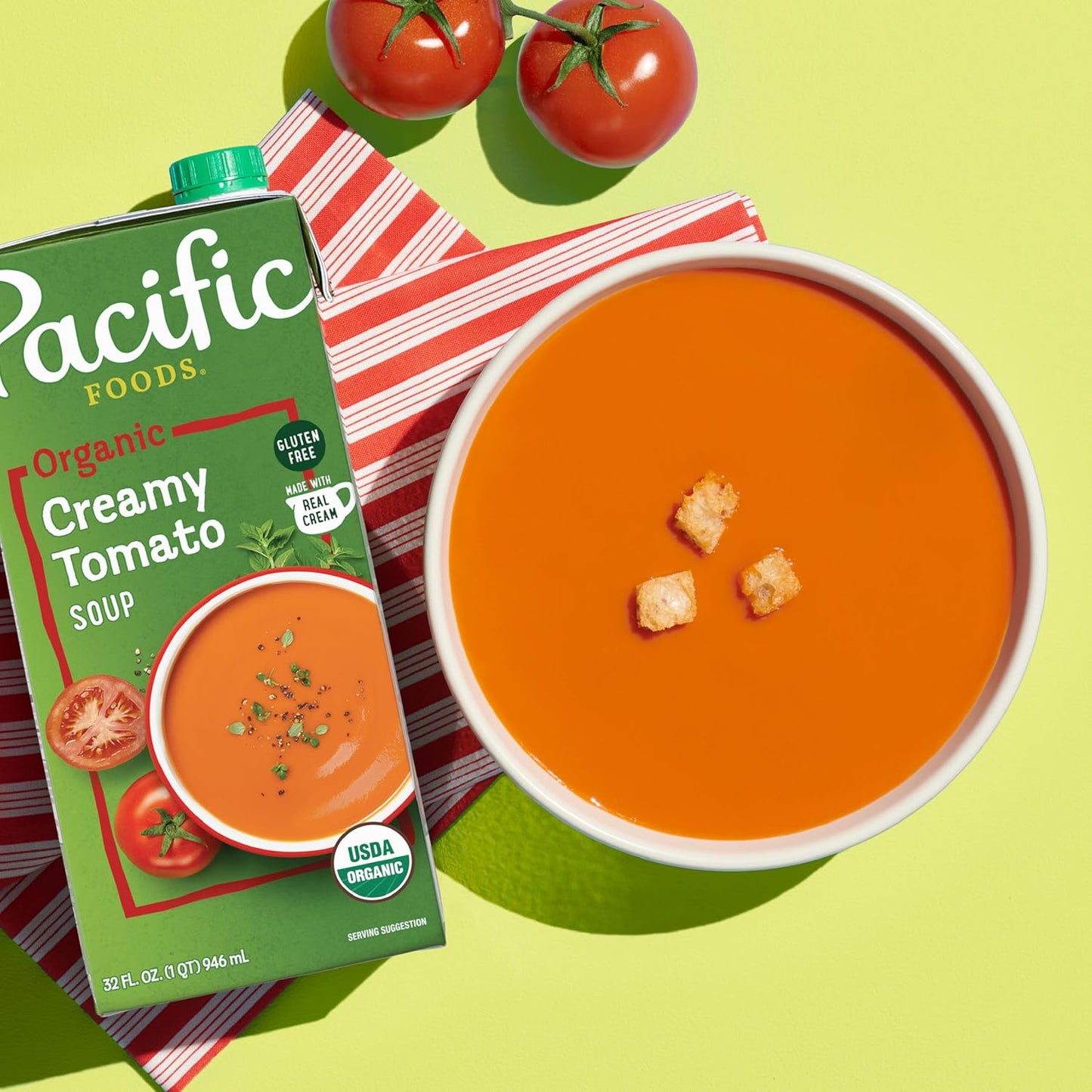 Pacific Foods Organic Creamy Tomato Soup, 32 oz