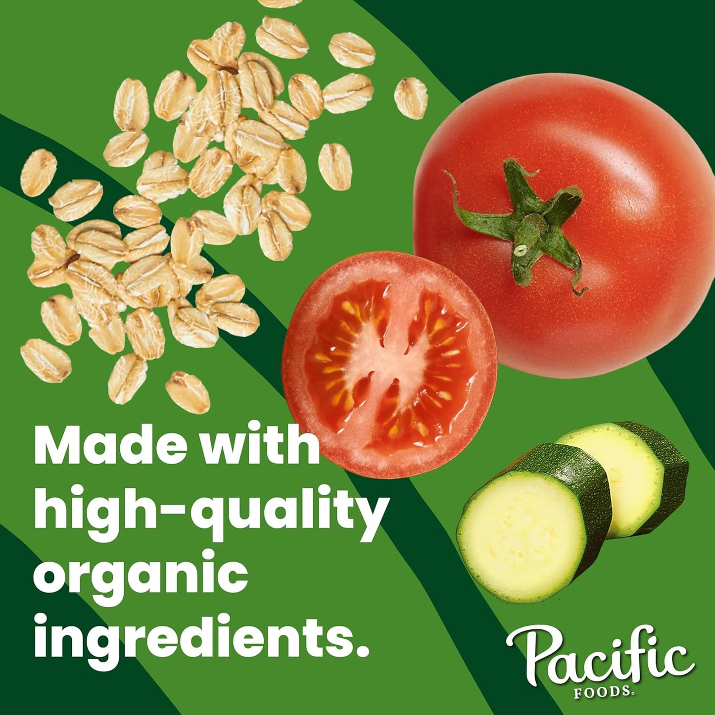 Pacific Foods, Organic Creamy Garden Tomato Oat Milk Soup, 32 Fl Oz