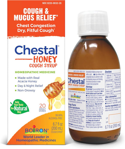 Boiron Chestal Honey Adult Cold and Cough Syrup
