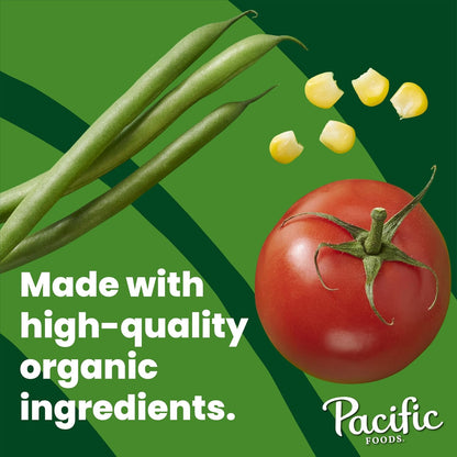 Pacific Foods Organic Hearty Vegetable Soup, Plant Based, 16.3 oz