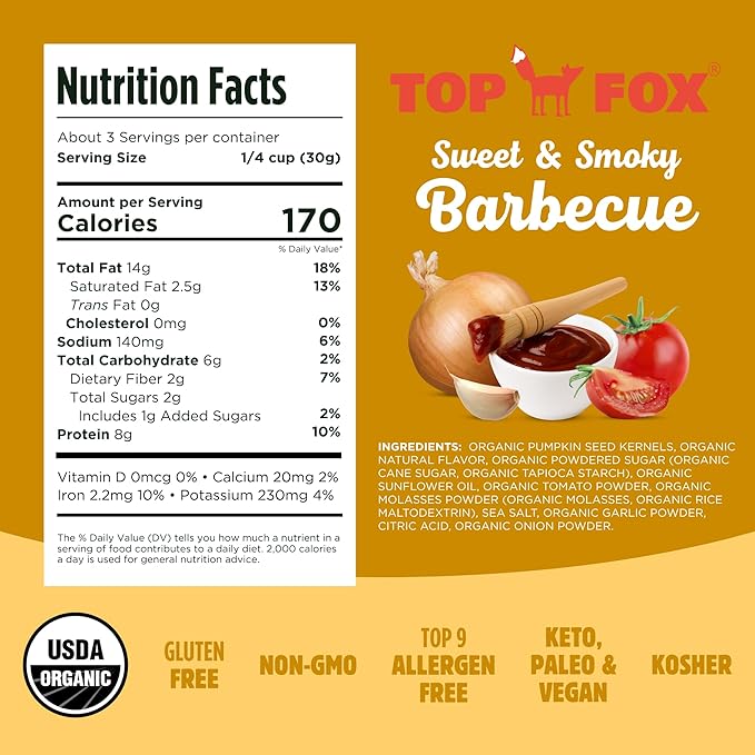 Sweet & Smoky Barbecue Snacking Pumpkin Seed