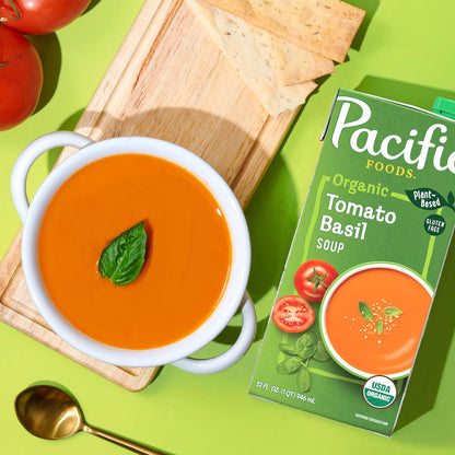 Pacific Foods Organic Tomato Basil Soup, 32 oz