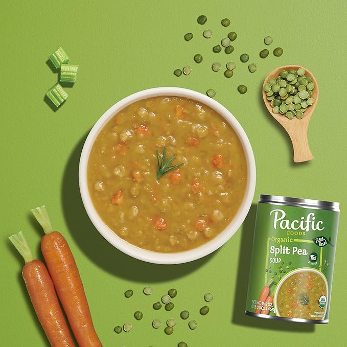 Pacific Foods Organic Split Pea, 16.5 oz