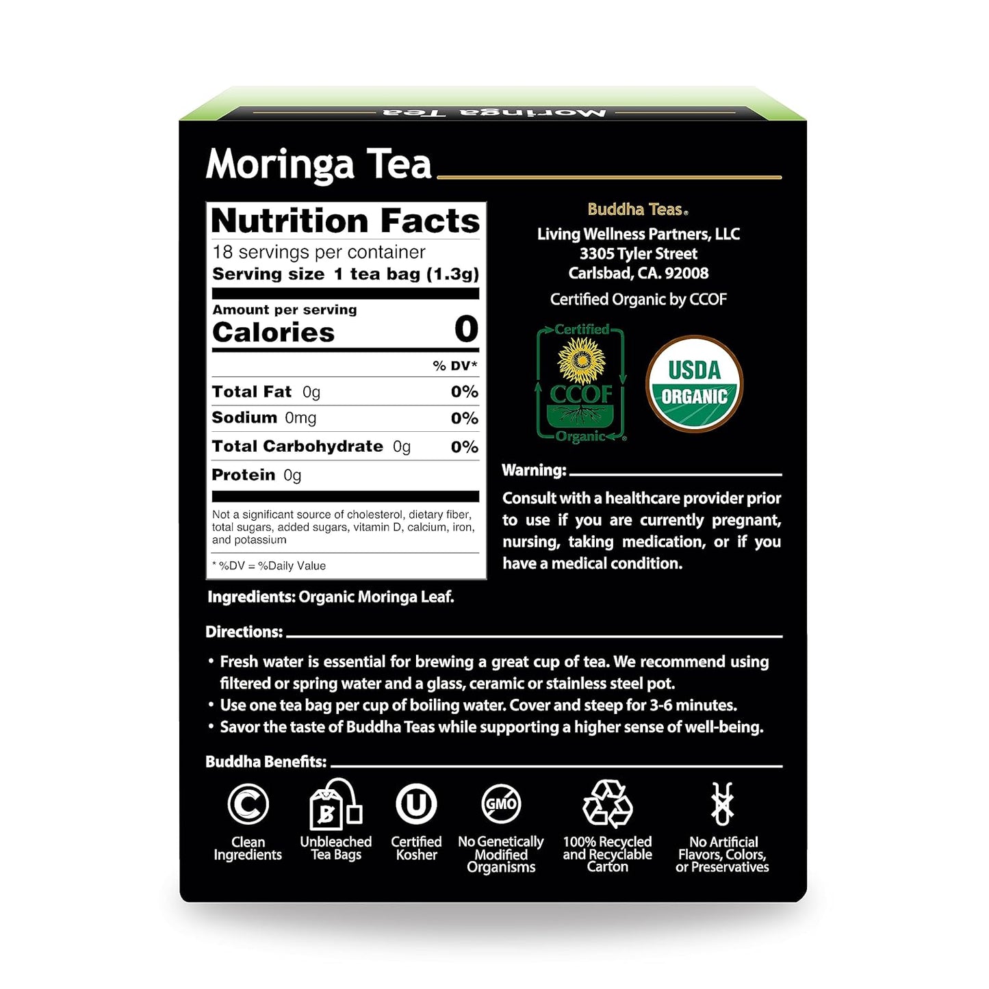 Buddha Teas - Moringa Tea