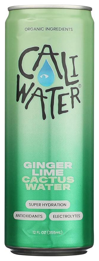 Ginger Lime Cactus Water 12 Oz