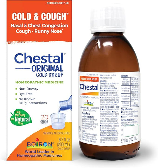Boiron Chestal Adult Cold and Cough Syrup