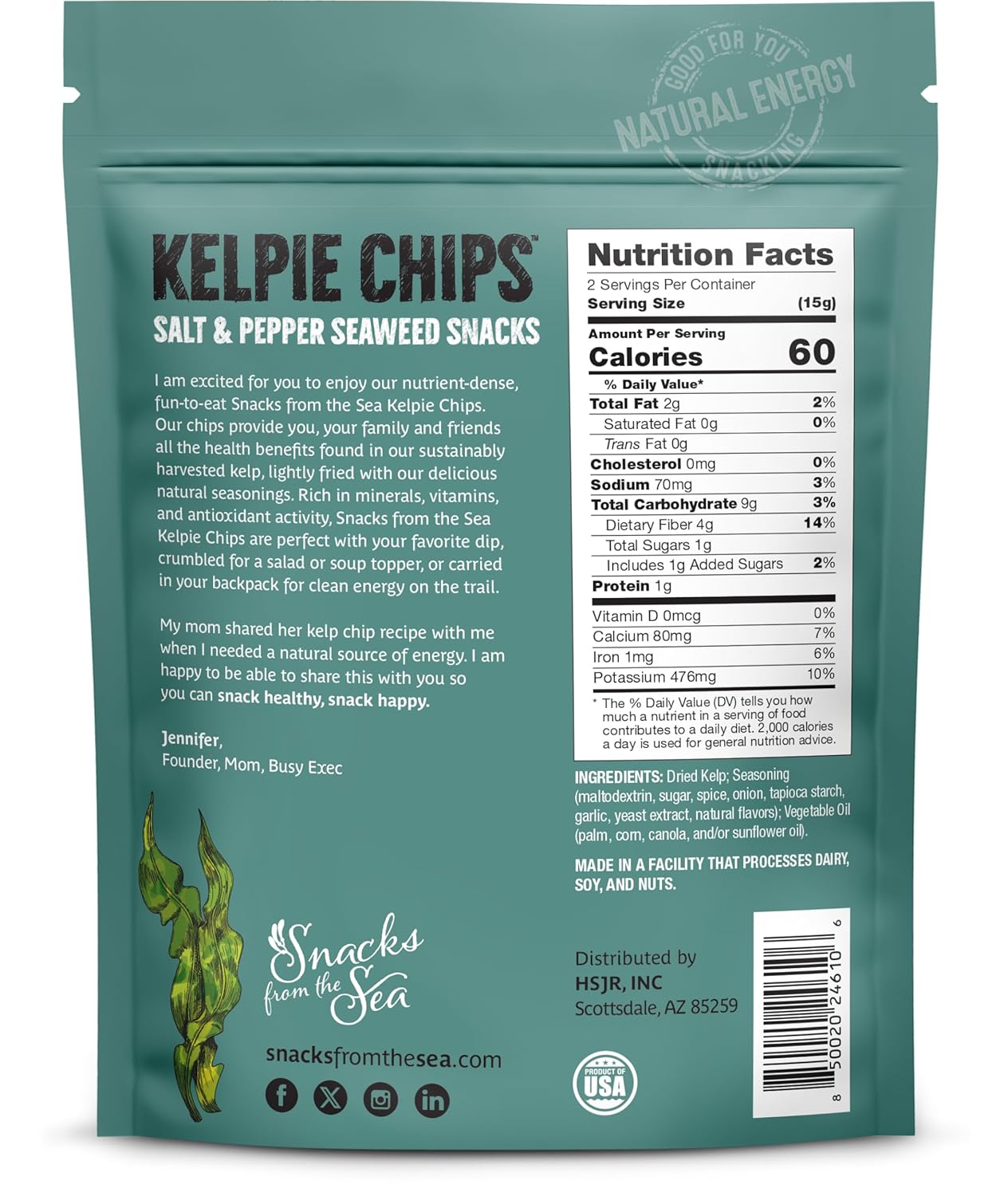 Kelpie Chips - Seaweed Snacks