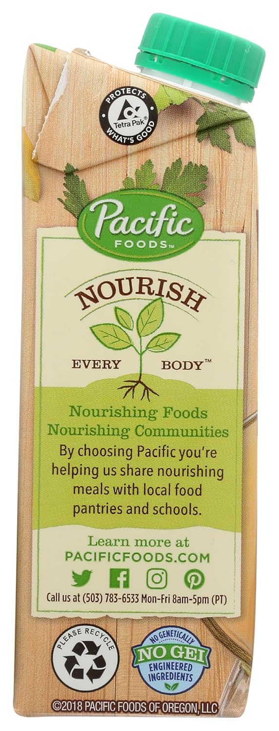 Pacific Foods Organic Unsalted Chicken Bone Broth, 8 oz