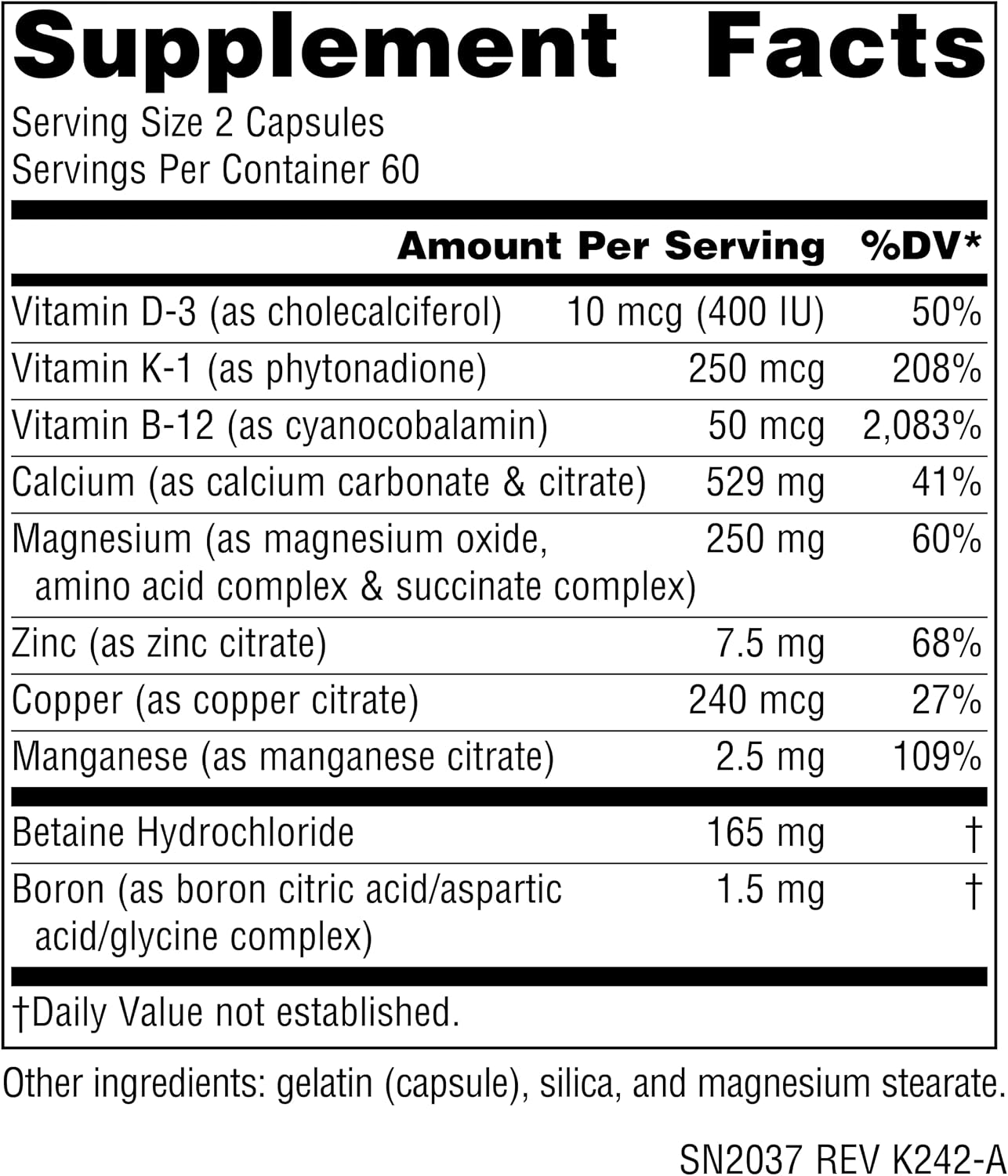 Advanced Triple Boron with Calcium 240 Capsule