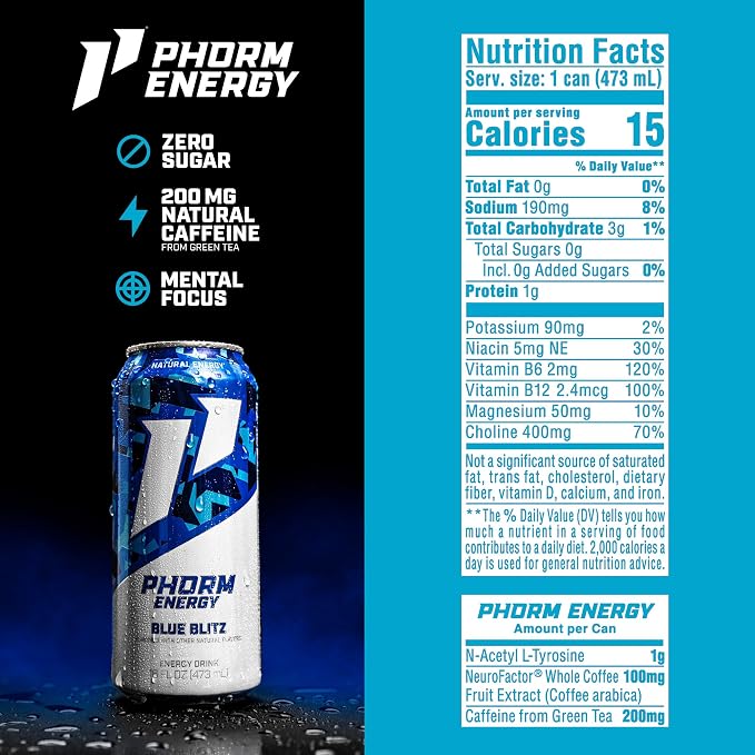 Phorm Energy- Blue Blitz