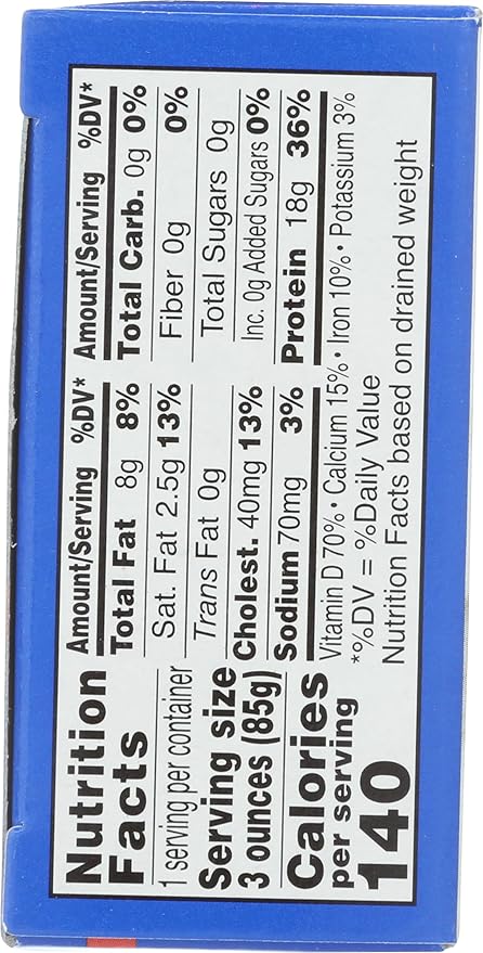 Wild Sardines in Water (No Salt Added) 4.4 oz