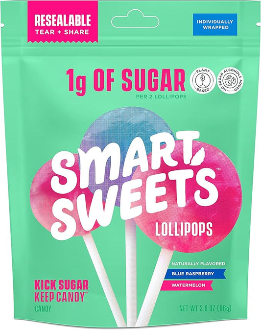 SMSW Watermelon Raspberry lollipops