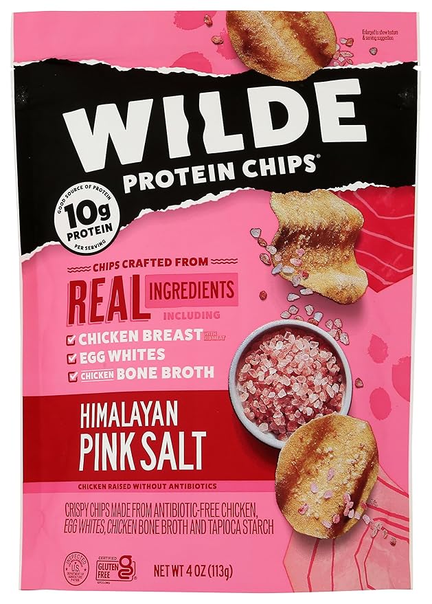 Himalayan Pink Salt Protein Chips, 4 OZ