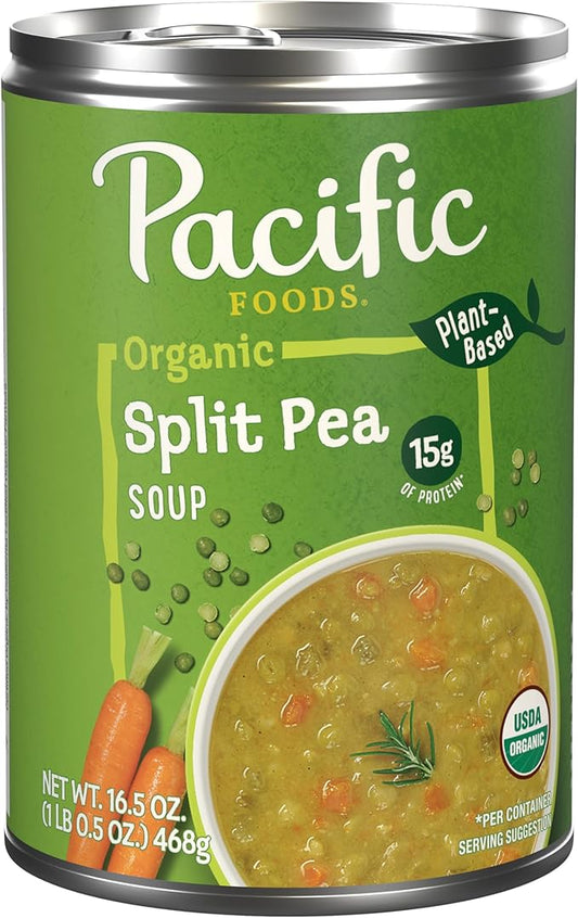 Pacific Foods Organic Split Pea, 16.5 oz