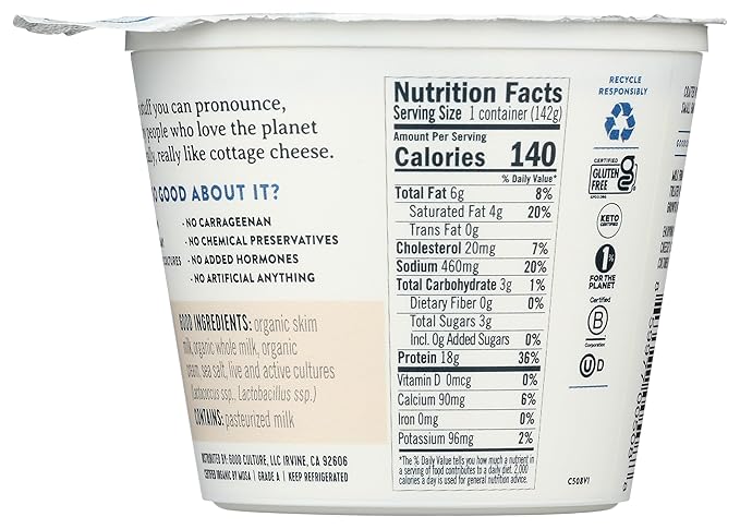 4% Milkfat Classic Cottage Cheese 5 Oz