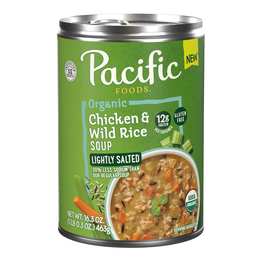 Pacific Foods, Soup Chicken Wild Rice Low Sodium Organic, 16.3 oz