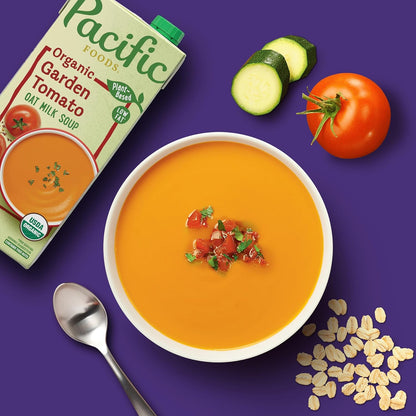 Pacific Foods, Organic Creamy Garden Tomato Oat Milk Soup, 32 Fl Oz