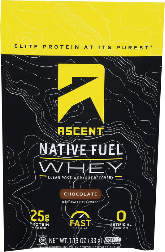 Chocolate Whey Protein Powder Packet – 1.16 oz (Single Serve)