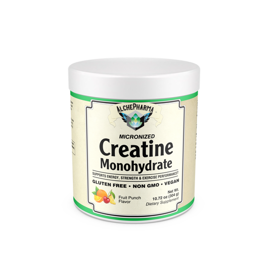 Creatine Monohydrate - Micronized, Fruit Punch Flavor - 10.72 Oz.