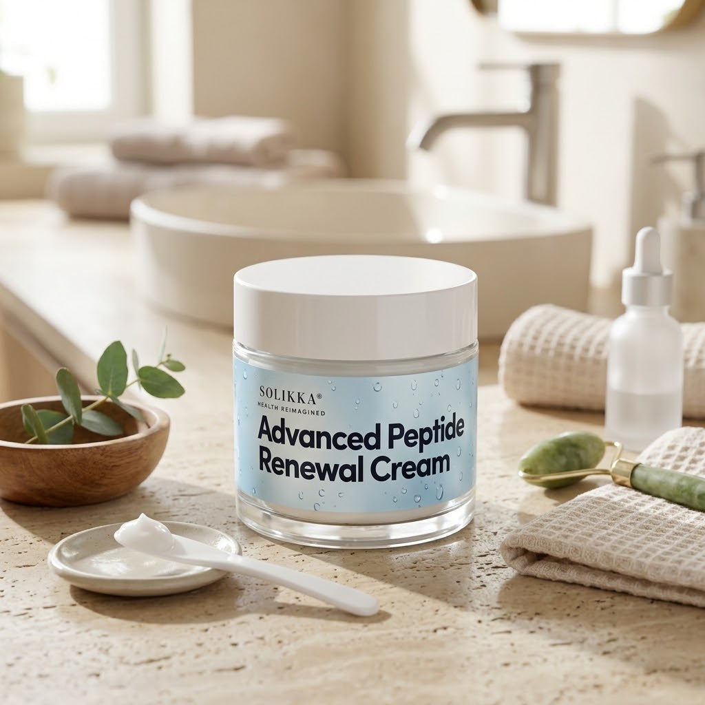 solikka Advanced Peptide Renewal Cream – Multi-Peptide Complex (2 fl oz)