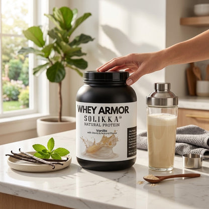 2lb Whey Armor Natural Protein Vanilla w/Stevia & Natural Flavor Non-GMO