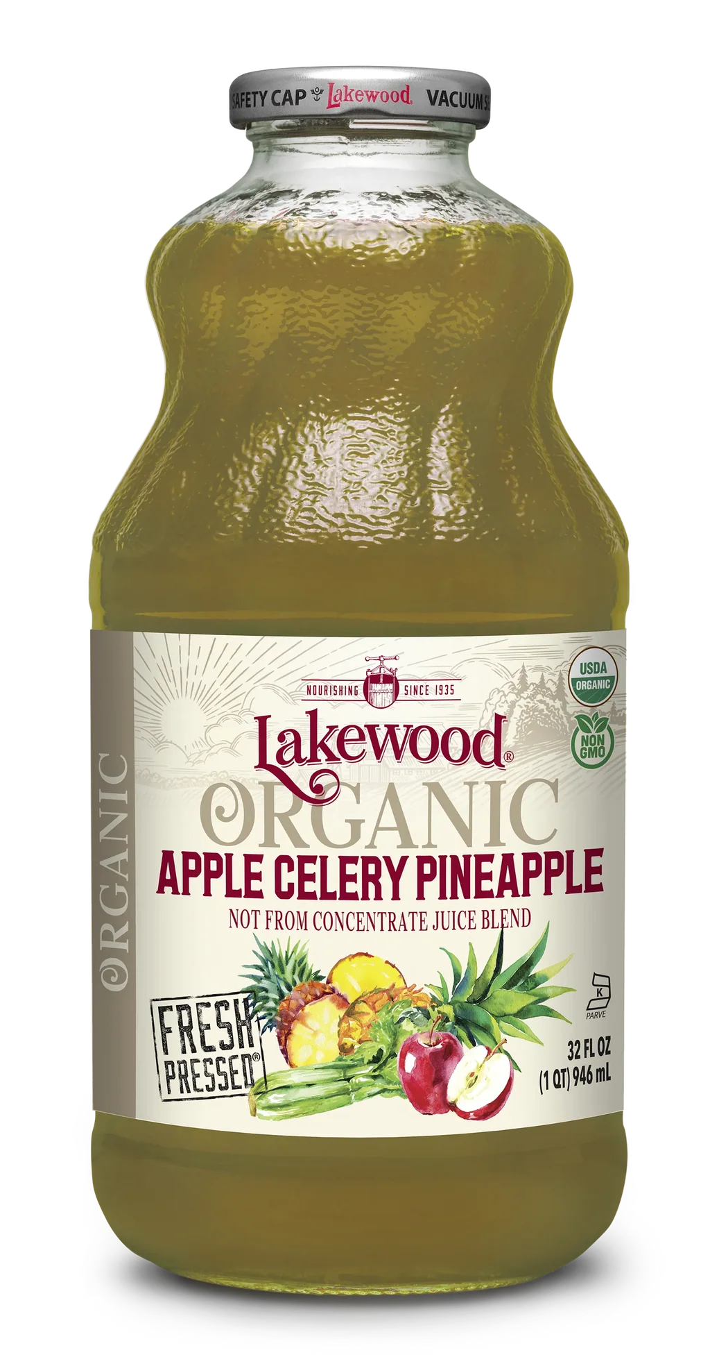Apple Celery Pineapple Juice Blend - Organic