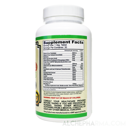 AP Hair Skin Nails Pro Series ( Bonita - Revytalz 5 Blend) - Rapid Response Vegan Tablet-Hair Skin Nails-AlchePharma