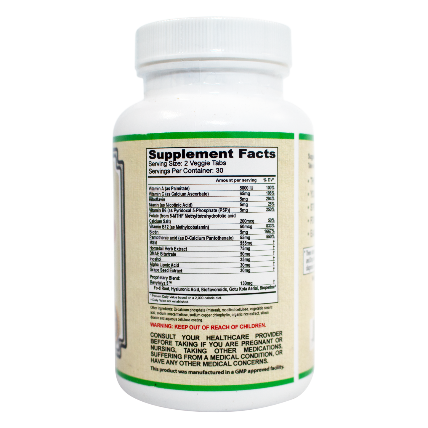 AP Hair Skin Nails Pro Series ( Bonita - Revytalz 5 Blend) - Rapid Response Vegan Tablet-Hair Skin Nails-AlchePharma