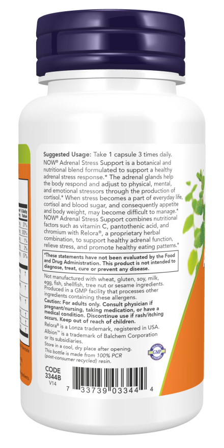 Adrenal Stress Support with Relora™ Veg Capsules