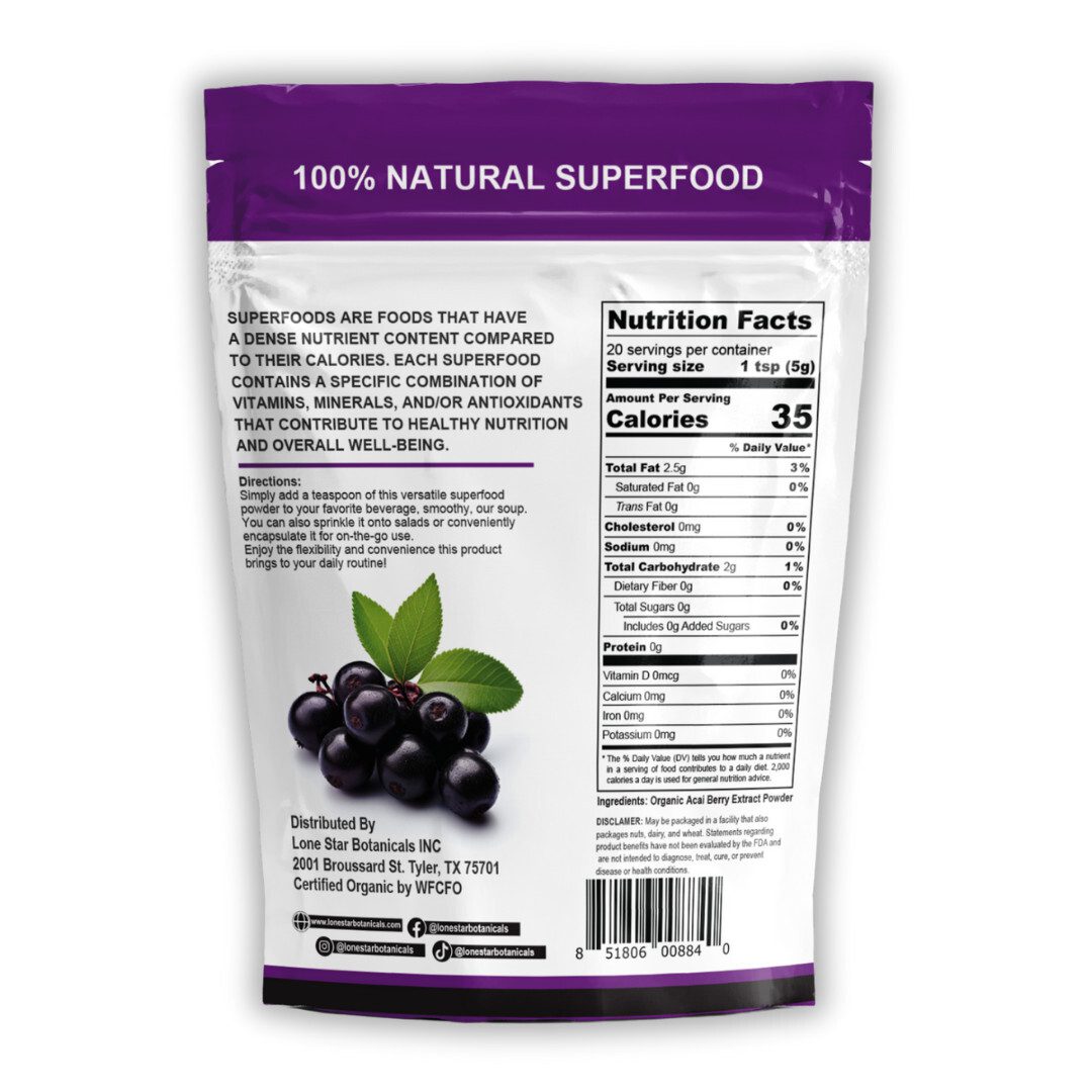 Acai Berry - Extract Powder – 100g