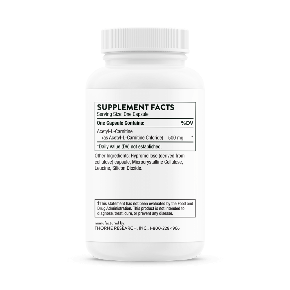 Acetyl-L-Carnitine 500 Mg 60 Capsules-Amino Acid-AlchePharma