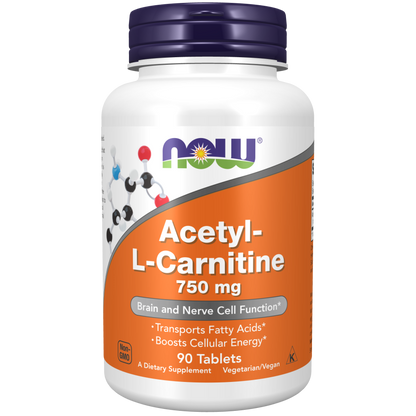 Acetyl-L-Carnitine 750 mg Tablets-Amino Acids-AlchePharma