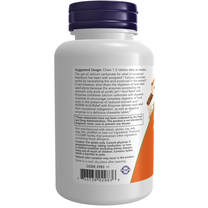 ACID RELIEF CHEW ENZYMES 60 LOZ-Digestive Support-AlchePharma
