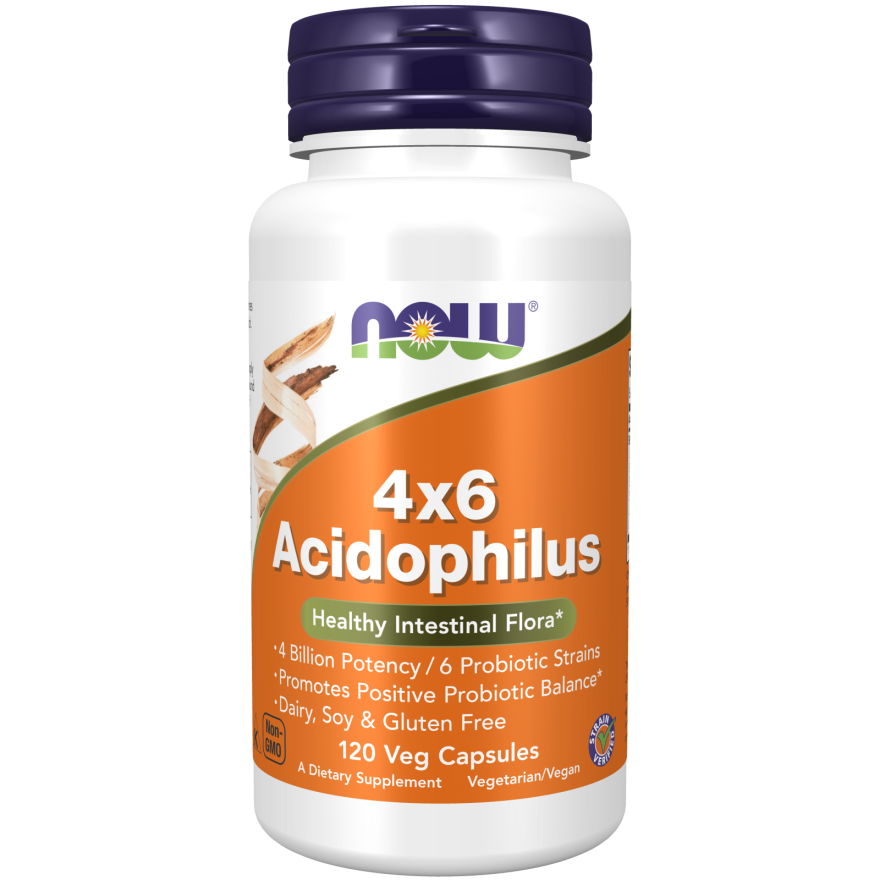 Acidophilus 4x6 Veg Capsules-Digestive Support-AlchePharma