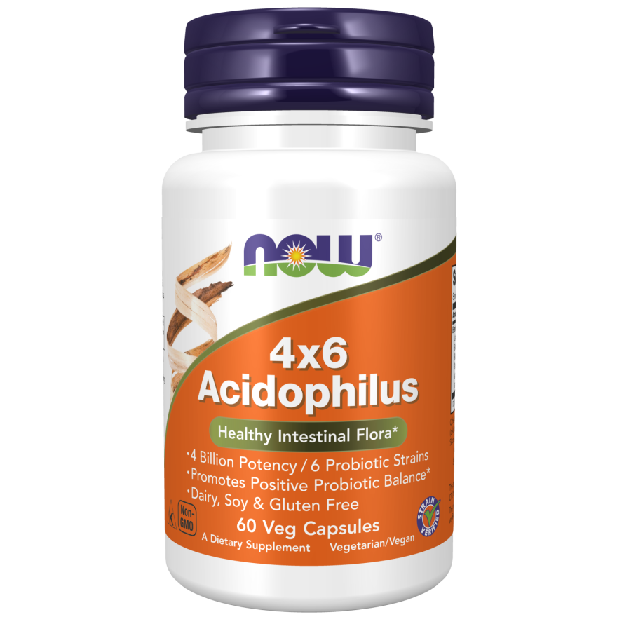 Acidophilus 4x6 Veg Capsules-Digestive Support-AlchePharma