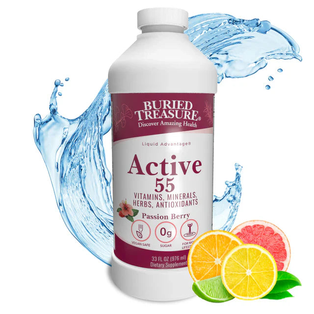 Active 55 Plus – Multivitamin Liquid 33 Fl. Oz. – AlchePharma Naturals