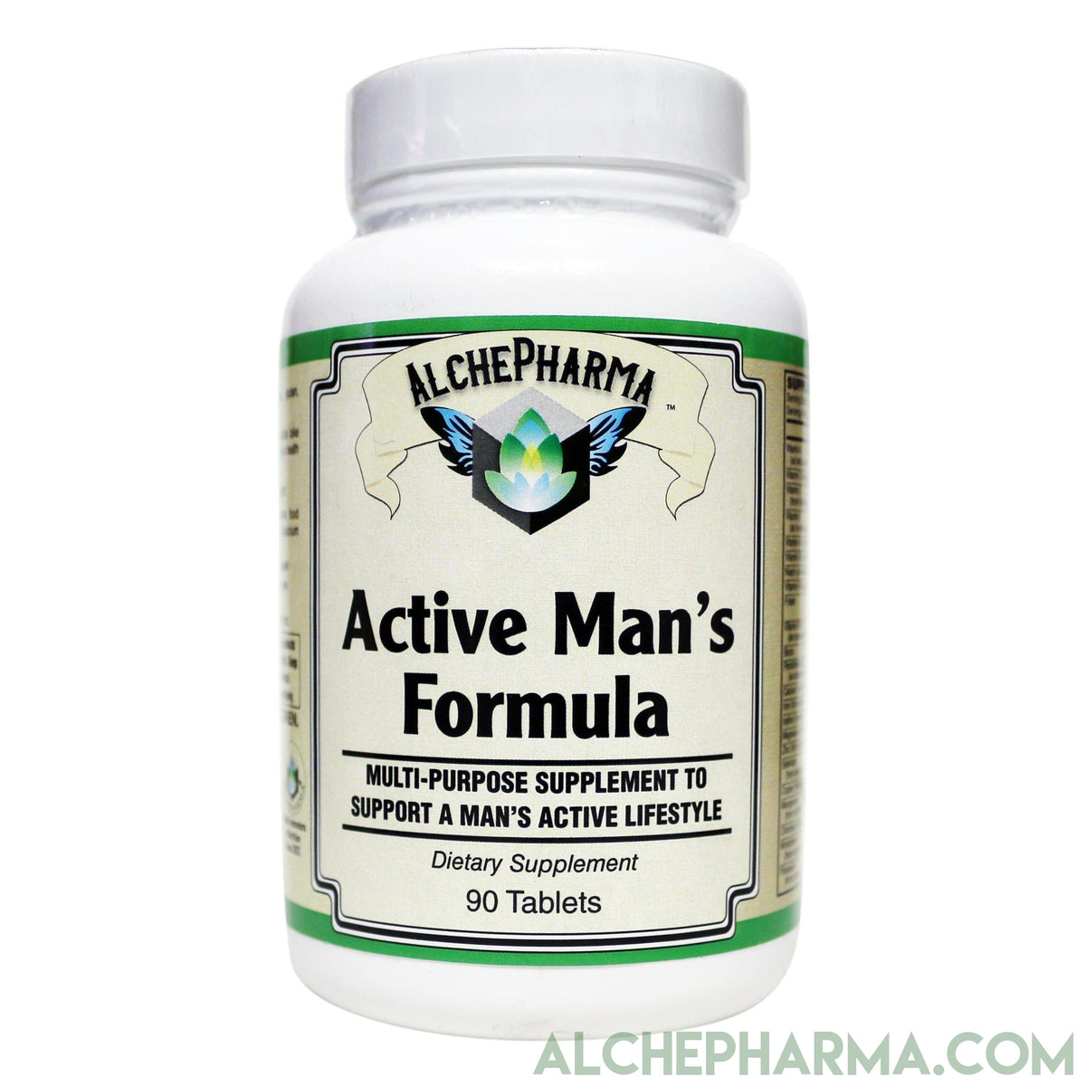 Active Man's Formula 💪- Formulation of Patented & Trademarked botanical extracts, multivitamins, multi-mineral to Support an Active Man's Lifestyle-Multi Vitamin-AlchePharma