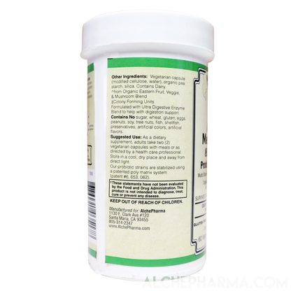 Active Men's 50+ 85 Billion Probiotic Formula - Super Concentrate Probiotic Blend, a Multi-Strain Probiotic with Kefir Culture-Vitamins & Supplements-AlchePharma