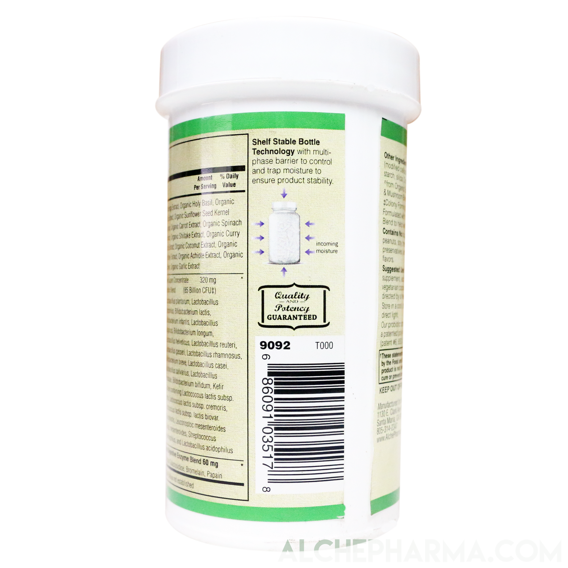 Active Men's 50+ 85 Billion Probiotic Formula - Super Concentrate Probiotic Blend, a Multi-Strain Probiotic with Kefir Culture-Vitamins & Supplements-AlchePharma