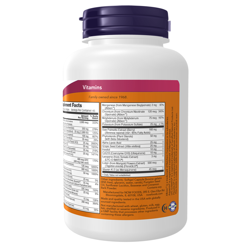 ADAM MALE MULTI 90 SGELS-Multiple Vitamins and Minerals-AlchePharma