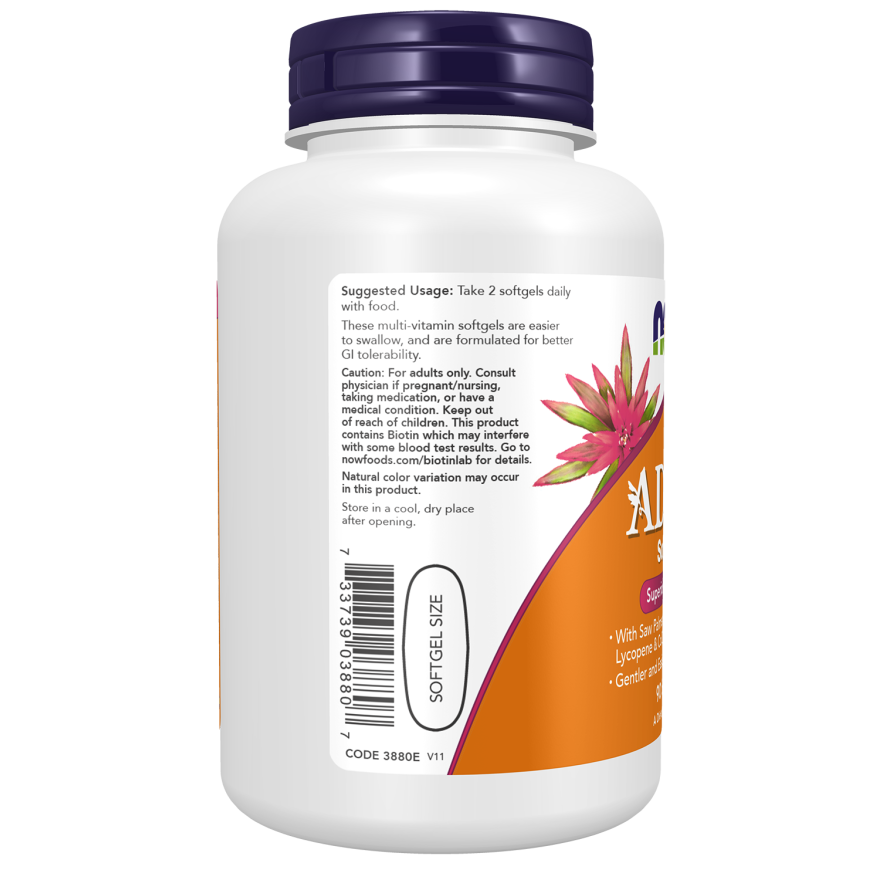 ADAM MALE MULTI 90 SGELS-Multiple Vitamins and Minerals-AlchePharma