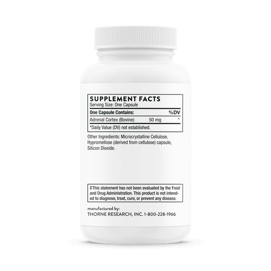 Adrenal Cortex - Adrenal Glandular 60 Capsules-Thyroid & Adrenals-AlchePharma
