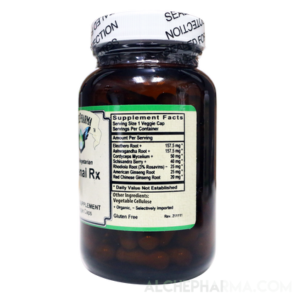 Adrenal Rx Powder Capsules Adaptogen Blend-Vitamins & Supplements-AlchePharma