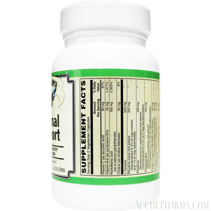 Adrenal Support-AlchePharma-60 Veg Caps-AlchePharma