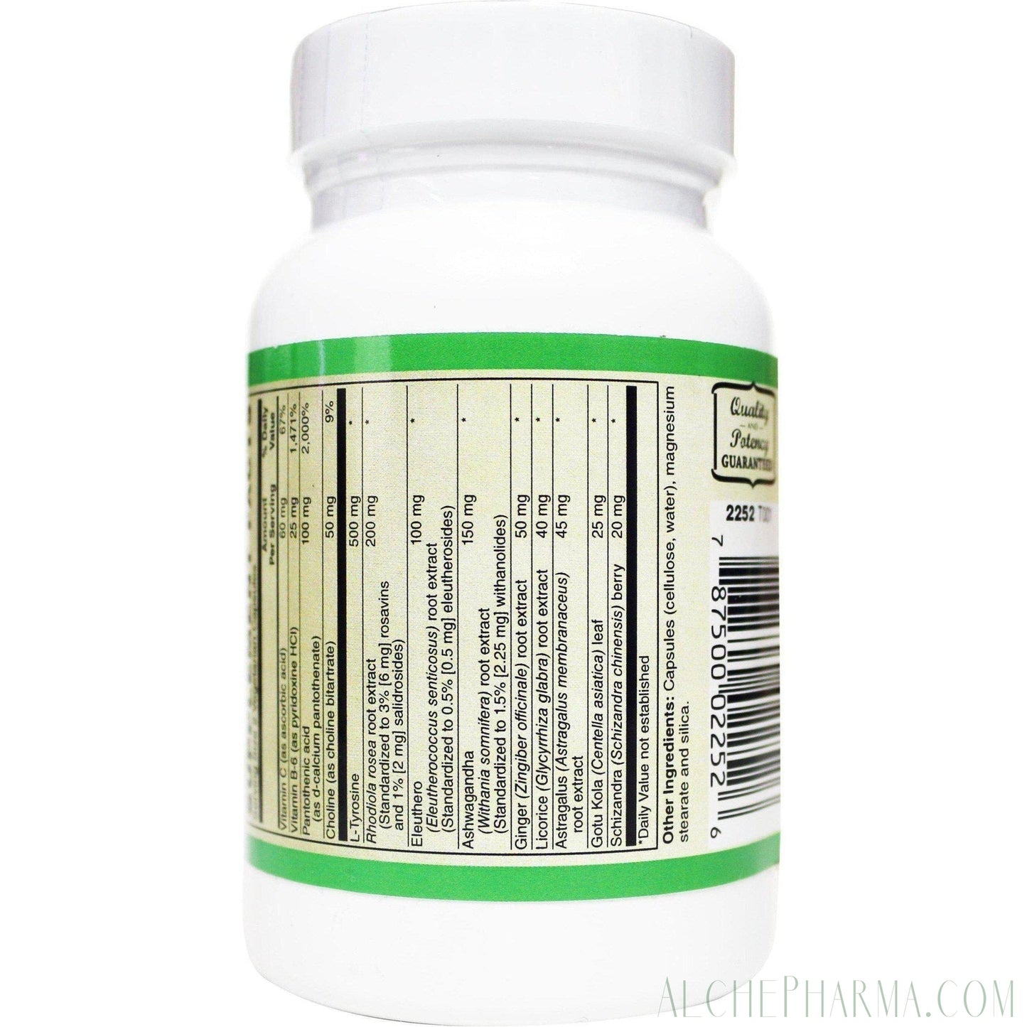 Adrenal Support-AlchePharma-60 Veg Caps-AlchePharma